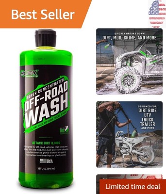 Efficient Off-Road Cleaning Solution - Superior Citrus Scent Wash, 32 fl oz