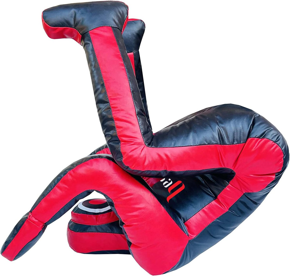 T=JAY=JAY JAY TEJAY Grappling Dummy Judo Bokszak Dummy BJJ Worstelen Dummy defensieve positie Braziliaanse JIU Jitsu Inzending Zelfverdediging Training Vinyl Dummy 70 ONGEVULD, Zwart, L
