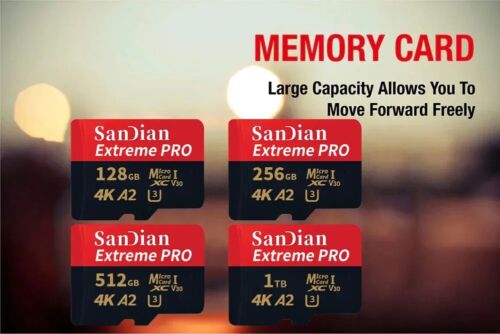 Carte Mémoire Micro SD SanDian, 128, 256, 512 Go 1 TO 2 TO haute vitesse - Photo 6/12