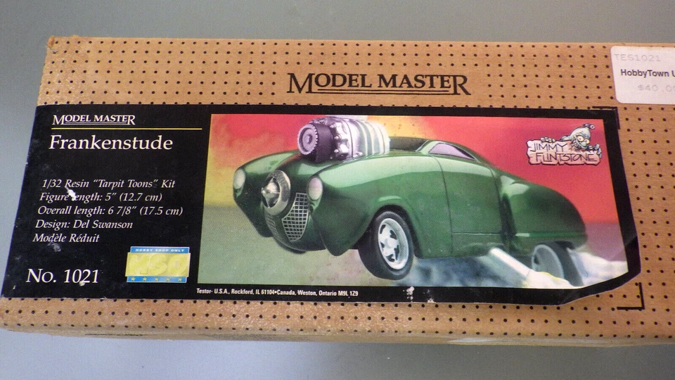 Model Master HSO 1/32 Jimmy Flintstone Resin Hot Rod "Tarpit Toons" FRANKENSTUDE - Image 2 of 4