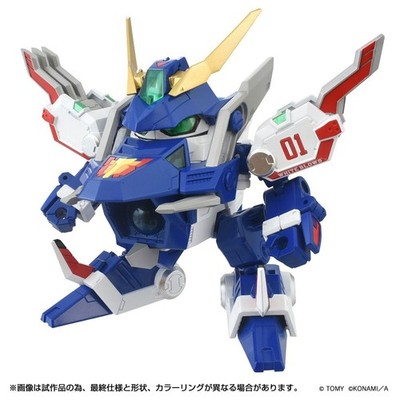 Takara Tomy Toyrise DMB-01 White Broth Bead Armor Figure with Dual Model System