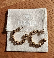 ***Purelei Terra Ohrringe***gold***neu und unbenutzt***
