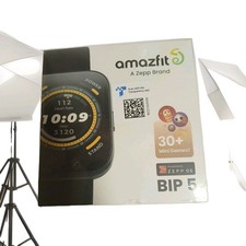 Amazfit Bip 5 Smartwatch and Fitness Tracker - Black - New