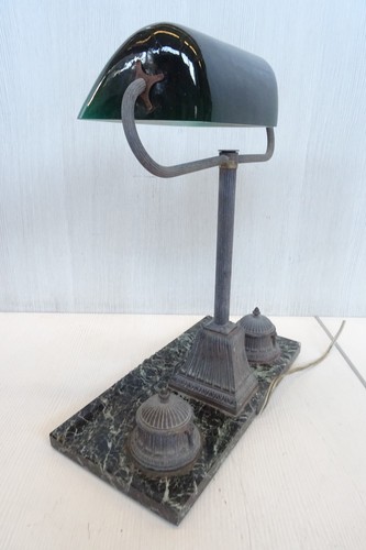 LAMPADA DA TAVOLO SCRIVANIA NOTARILE DESIGN MINISTERIALE ART DECO' - Imagen 12 de 22