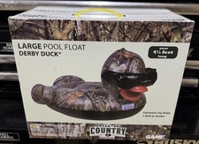 Inflatable camo duck pool float with the Mossy Oak Break-up over 4 Ft
