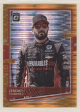 2021 Panini Donruss NASCAR Optic Orange Pulsar Prizm Jeremy Clements #60 1ai1