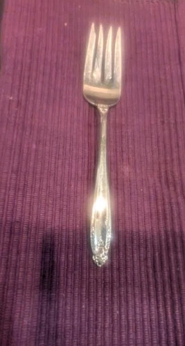Salad Fork Prelude International Sterling Silver No Mono