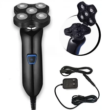 Corded Bald Head Shaver for Men 5D Electric Rotary Razor Face Body Back Clipper