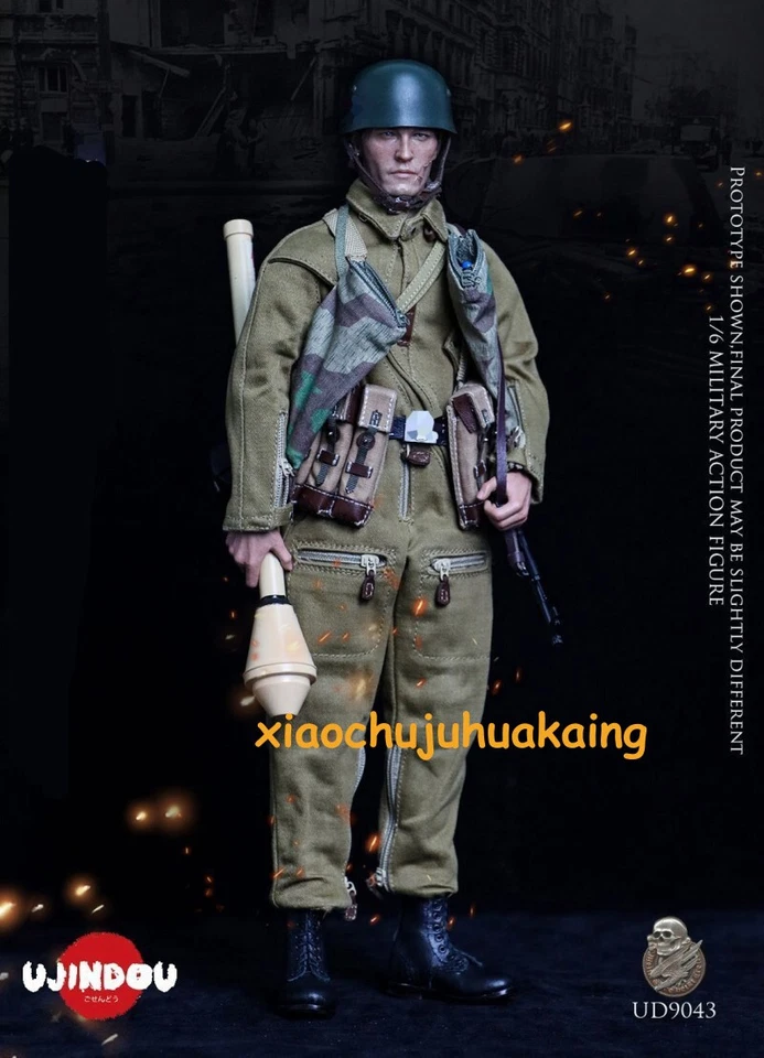 Figura de acción modelo UJINDOU UD9043 Batallón Alemán de Paracaidistas 600 1945 1/6 Foto 3 de 4