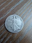 1917 D Walking Liberty Half Dollar Circulated Obverse Mint Mark
