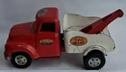 Tonka Vintage Tin Tow Truck Red White with Decals for 8-11 Years Collectible Toy