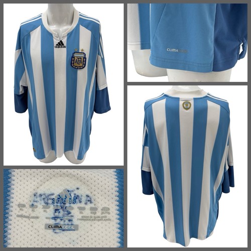 Argentina AFA Adidas ClimaCool 2010 World Cup Jersey XL Modified Oversized YGI