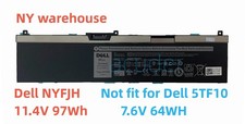 NYFJH 0WMRC Battery Precision 7530 7730 7540 7740 P34E P74F GW0K9 97WH