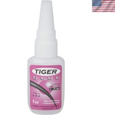 Tiger 1 oz Billiard Cue Tip Glue - Quick Drying Cyanoacrylate for Repairs