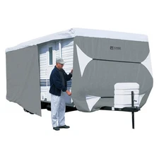 Classic Accessories Over Drive PolyPRO3 Deluxe Travel Trailer Cover or Toy Haule