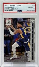 Ja Morant PSA 10 -2022 Panini Chronicles Draft Picks -Luminance Pink- Grizzlies