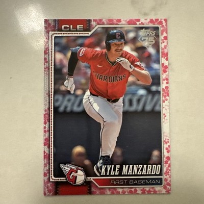 2026 Topps Series 1 Kyle Manzardo Cherry Blossom Parallel Japan Edition /99