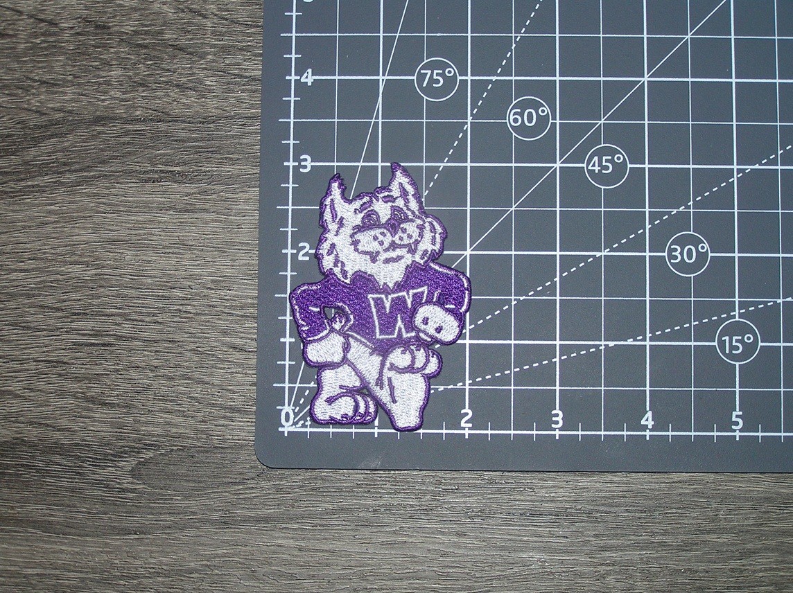 Weber State Wildcats Vintage Style College Embroidered Iron On Patch 2" x 3"