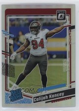 2023 Panini Donruss Optic Rated Rookie Holo Prizm Calijah Kancey #295 01rd