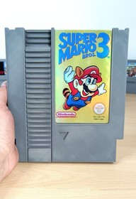D&eacute;coration murale cartouche g&eacute;ante NES &ndash; Super Mario bros 3