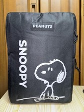Peanuts Snoopy Backpack With Tag, Black, School, Commuting, Bag Tote Bag Shoulde