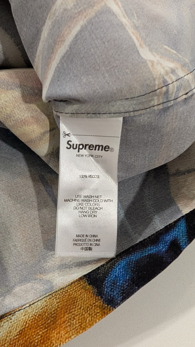 RARE SAMPLE Supreme x Ernie Barnes Sugar Shack Rayon Shirt Mens S