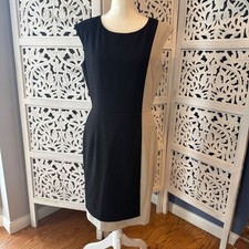 Calvin Klein Black and Tan Midi Dress NWT Sz 10
