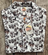 C C CALIFORNIA HAWAIIAN LUAU CAMP SHIRT MULTI MENS SIZE MEDIUM NEW WITH TAGS