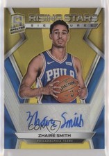 2018-19 Spectra Rising Stars Signatures Gold Prizm 2/10 Zhaire Smith Auto 1k5