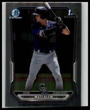 2026 Bowman #BCP-146 Matt Klein Chrome Prospects