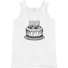 'Birthday Cake' Adult Vest / Tank Top AV065876