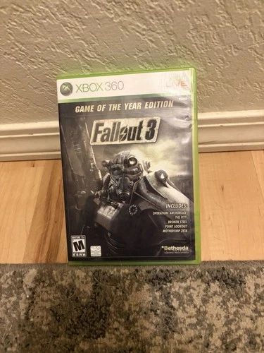Fallout 3 Game of the Year Edition (Microsoft Xbox 360, 2009) Tested Working