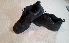 Nike Air Monarch IV Sneakers Mens Size 13 Triple Black Comfort Shoes 415445-001