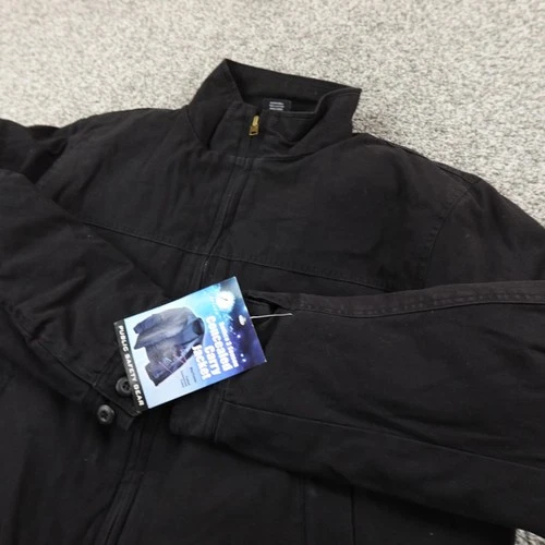 NEW Rothco Jacket Mens M Black Concealed Carry Canvas Tactical Bomber Work Coat - product listing photo