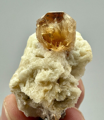 102 Carat Full Terminated Topaz Stunning Crystal on Matrix From Pakistan