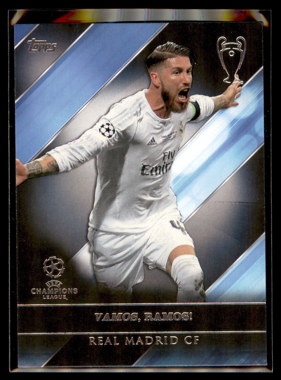 2016-17 Topps UEFA Champions League Showcase Road to Victory #RM-10 Sergio Ramos view 1