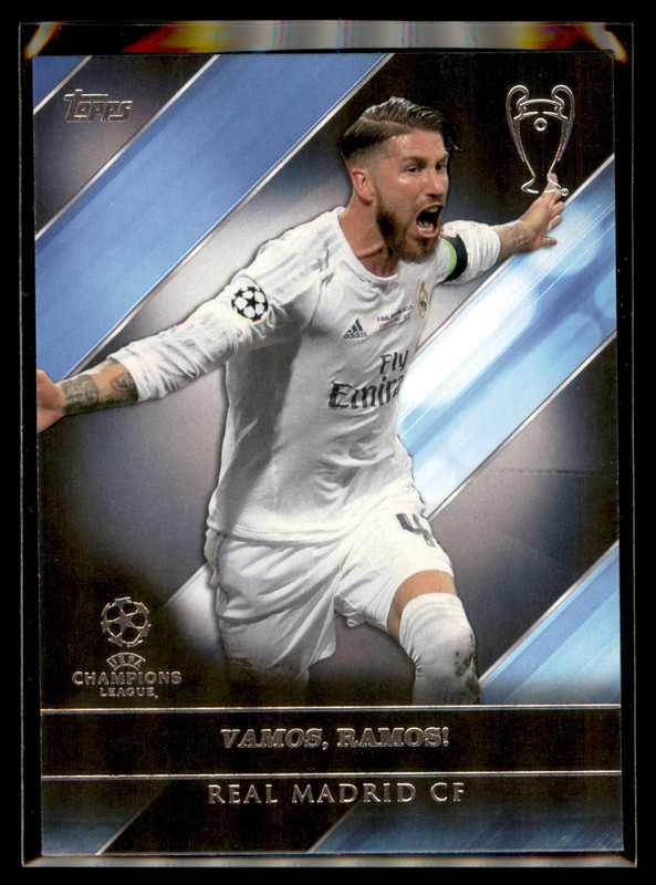 2016-17 Topps UEFA Champions League Showcase Road to Victory #RM-10 Sergio Ramos