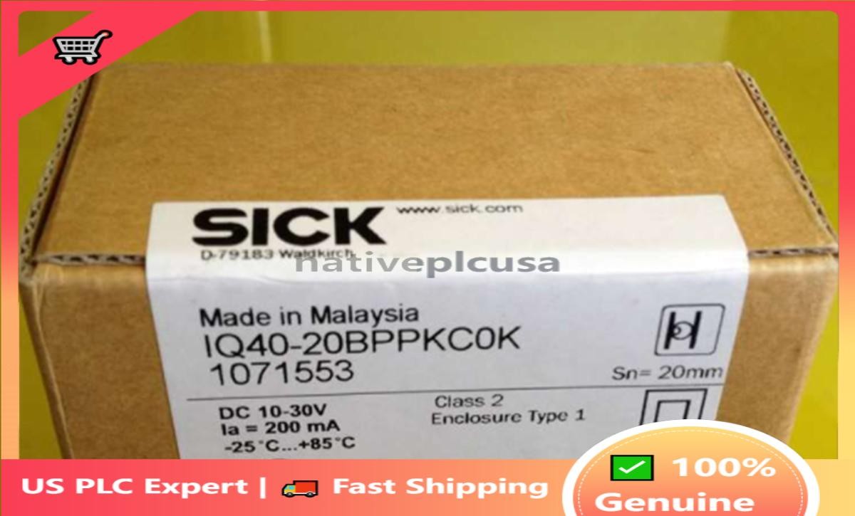NEW Sick IQ40-20BPPKC0K 1071553 Inductive Proximity Sensor