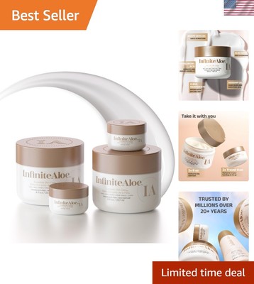 Complete Skin Care, Aloe Vera Powered Face and Body Cream for Dry Skin Relief...