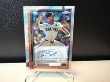 2025 Topps Chrome Update Series Rookie Autographs Refarctor /499 Trevor McDonald