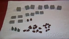 LOT OF ORIGINAL 1965 MARX WWII INVASION DAY MINIATURE CRATES, AMMO CASES, BAGS