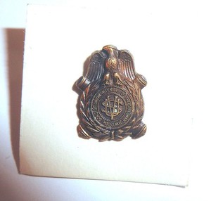 Lapel Pin SONS OF UNION CIVIL WAR VETERANS Eagle & Logo Mfg. C Frank Co. Phila.