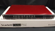 Focusrite Scarlett Octo Pre Mic Preamp w/ Box Tested Japan