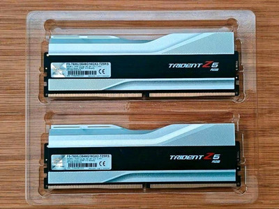 G.Skill Trident Z5 RGB DDR5 RAM 7600MHz 32GB (2x16GB) Silbe OVP