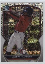 2023 Bowman Draft Chrome Sparkle Refractor Welbyn Francisca #BDC-62 09an