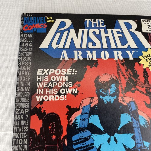 Punisher Armory #2 (1991) Jim Lee cubierta armas máquina de matar grado medio - Imagen 3 de 12