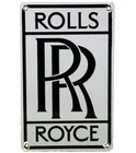 VINTAGE ROLLS ROYCE PORCELAIN SIGN DEALERSHIP AUTO PHANTOM GHOST ENGINE GAS OIL