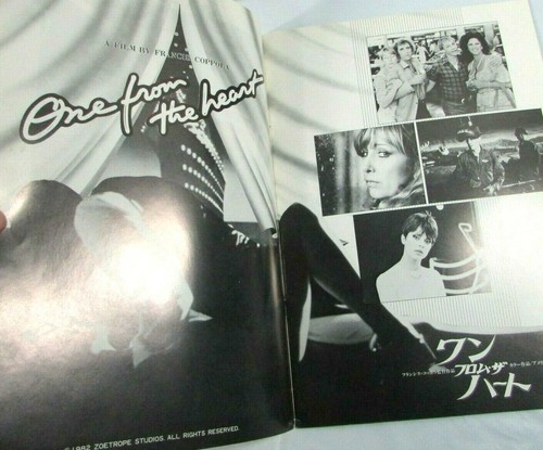 One From The Heart Nastassia Kinski 1982 Original Japanese Movie Program - Picture 7 of 7