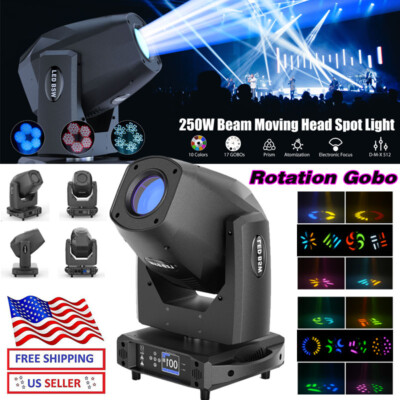 Rotation GOBO Beam 400W LED Moving Head Light Stage Light Effect DMX Disco Bar
