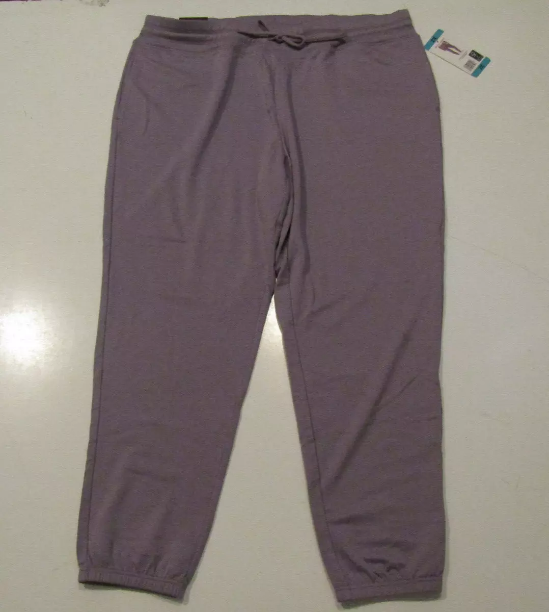 32 Degrees Womens Pull On Sweatpants Lounge Joggers Rebecca Violet Sz Large  NWT